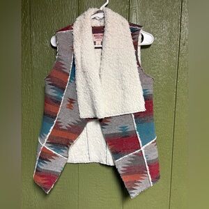 Aztec western Sherpa vest